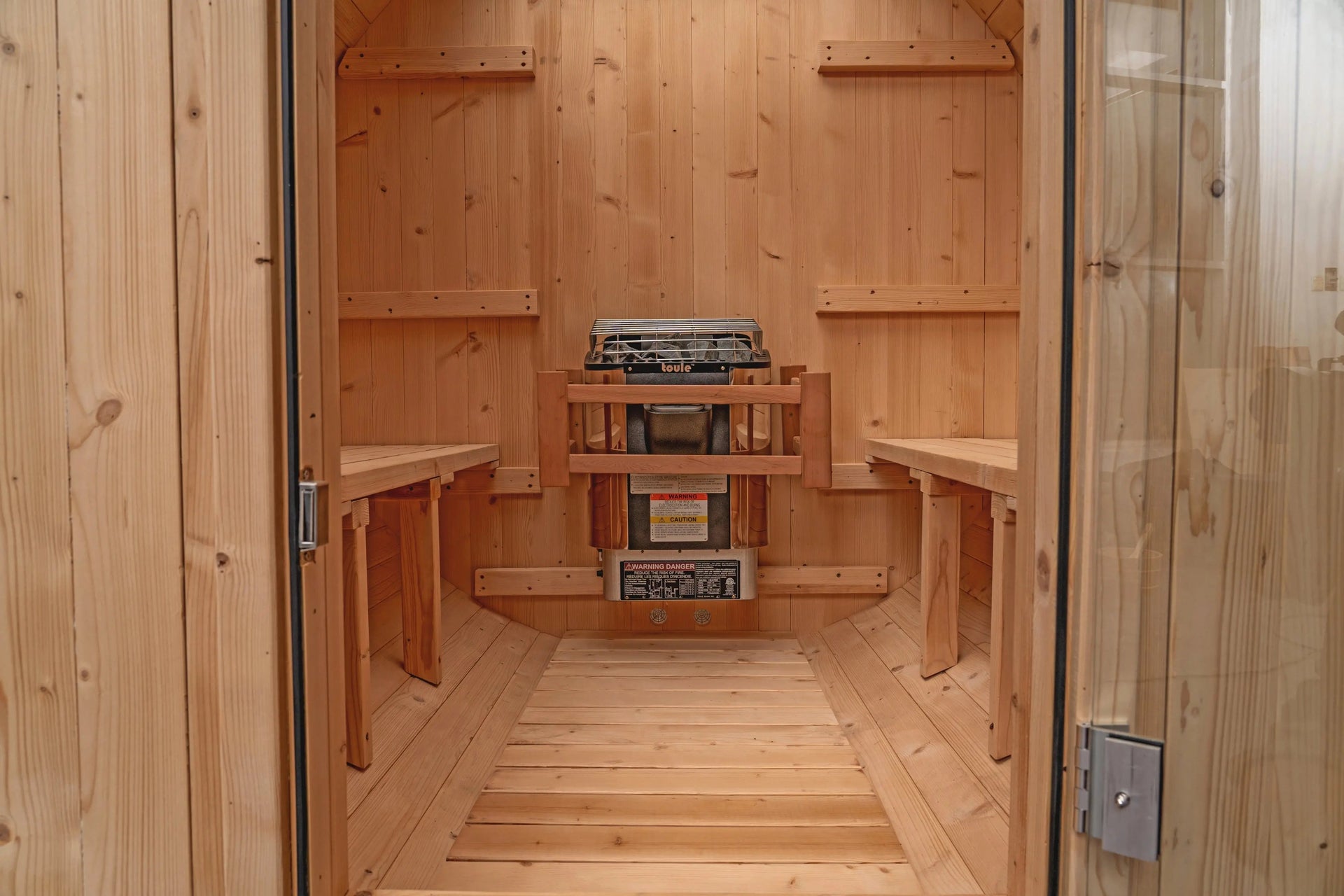 6 FT Classic Thermowood Barrel Sauna  - 4-6 Person