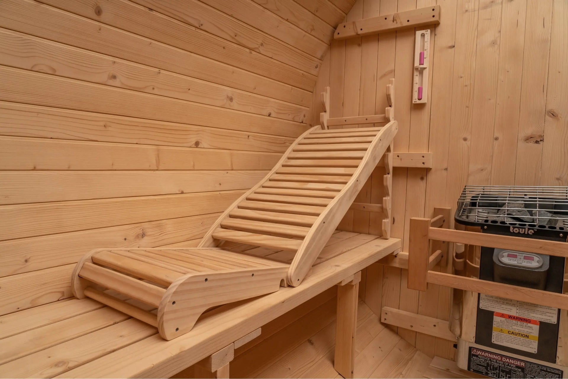 Adjustable Sauna Recliner