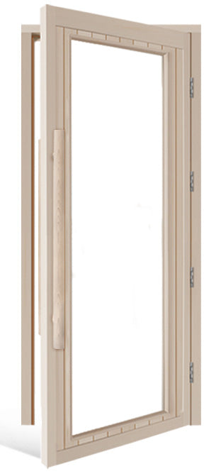 Aspen Full Clear Glass ADA Door 36" x 80"